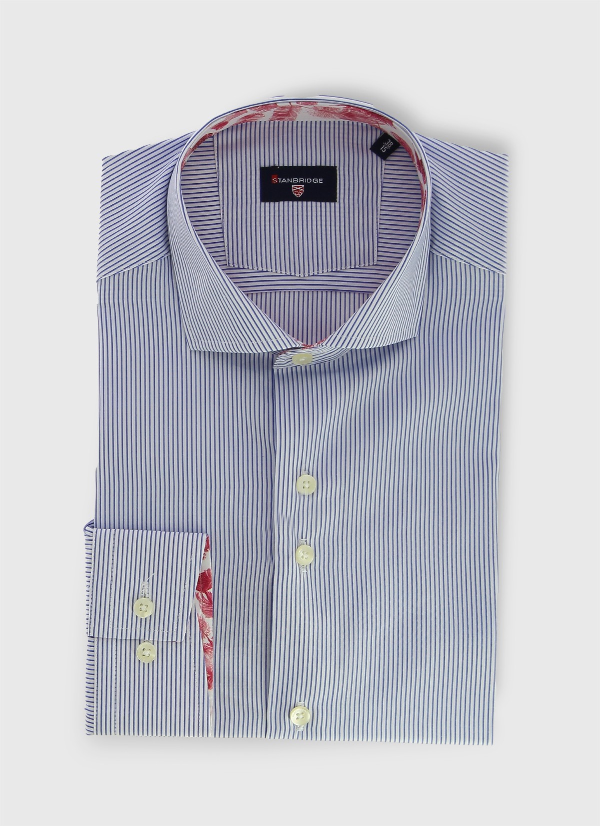 Italian collar slim shirt Stanbridge