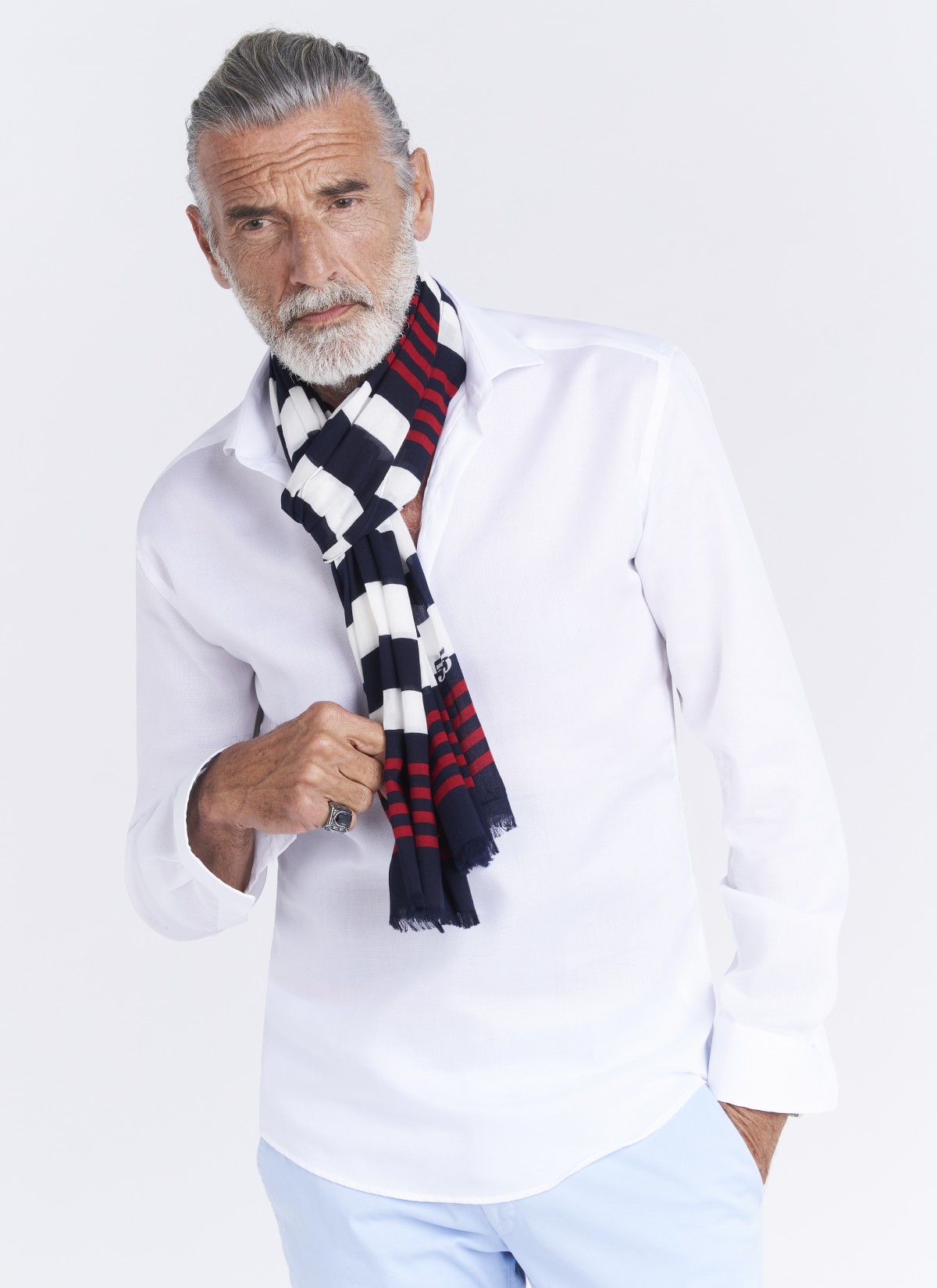Foulard à rayures STANBRIDGE