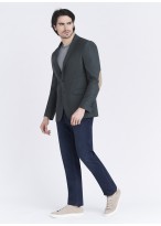 Veste Slim fit Emmanuelle Khanh_Faux-uni vert olive_92 - Vert olive