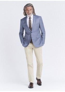 Veste Slim fit Emmanuelle Khanh_Uni bleu ciel_81 - Bleu ciel