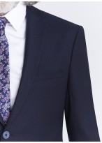 Veste Slim fit Emmanuelle Khanh_Faux-uni bleu marine_88 - Bleu marine