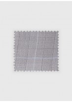 Costume regular fit Cloth Dormeuil_Gris perle à carreaux bleu_21 - Gris perle
