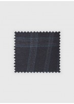 Costume regular fit Cloth Dormeuil_Gris anthracite à carreaux vert et gris_24 - Gris anthracite