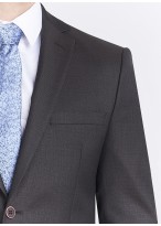 Costume regular fit Cloth Dormeuil_Faux-uni café_23 - Gris foncé