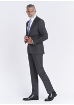Costume slim fit Lanificio F.lli Cerruti Dal 19881 _ Gris anthracite faux uni _ 24 - Gris anthracite