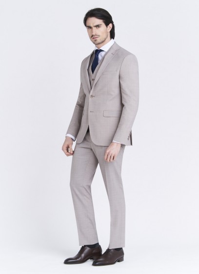 Costume Slim fit Lanificio F.LLI Cerruti DAL 1881_Uni nude_13 - Nude