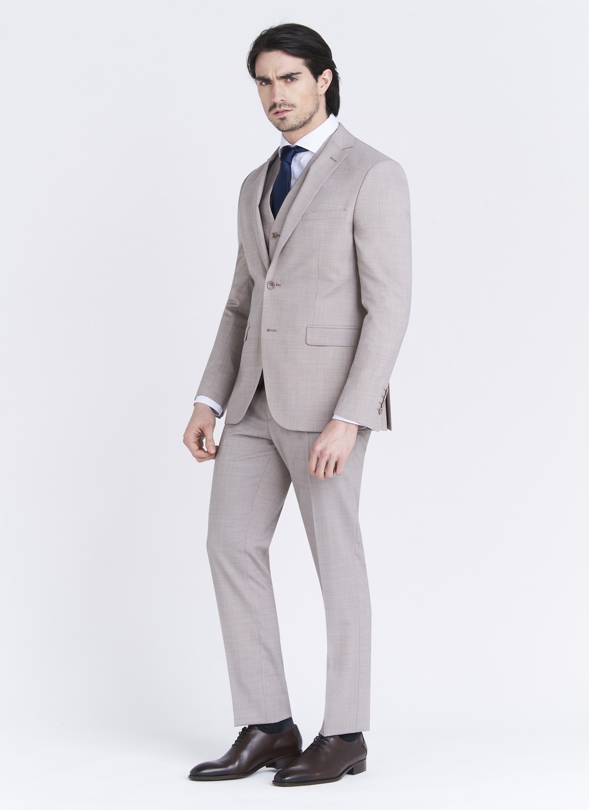 Costume Slim fit Lanificio F.LLI Cerruti DAL 1881_Uni nude_13 - Nude