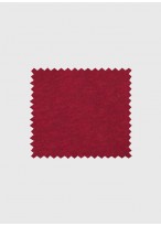 Pull col polo à manches courtes en coton Emmanuelle Khanh _ uni rouge vermillon _ 52 - Rouge vermillon