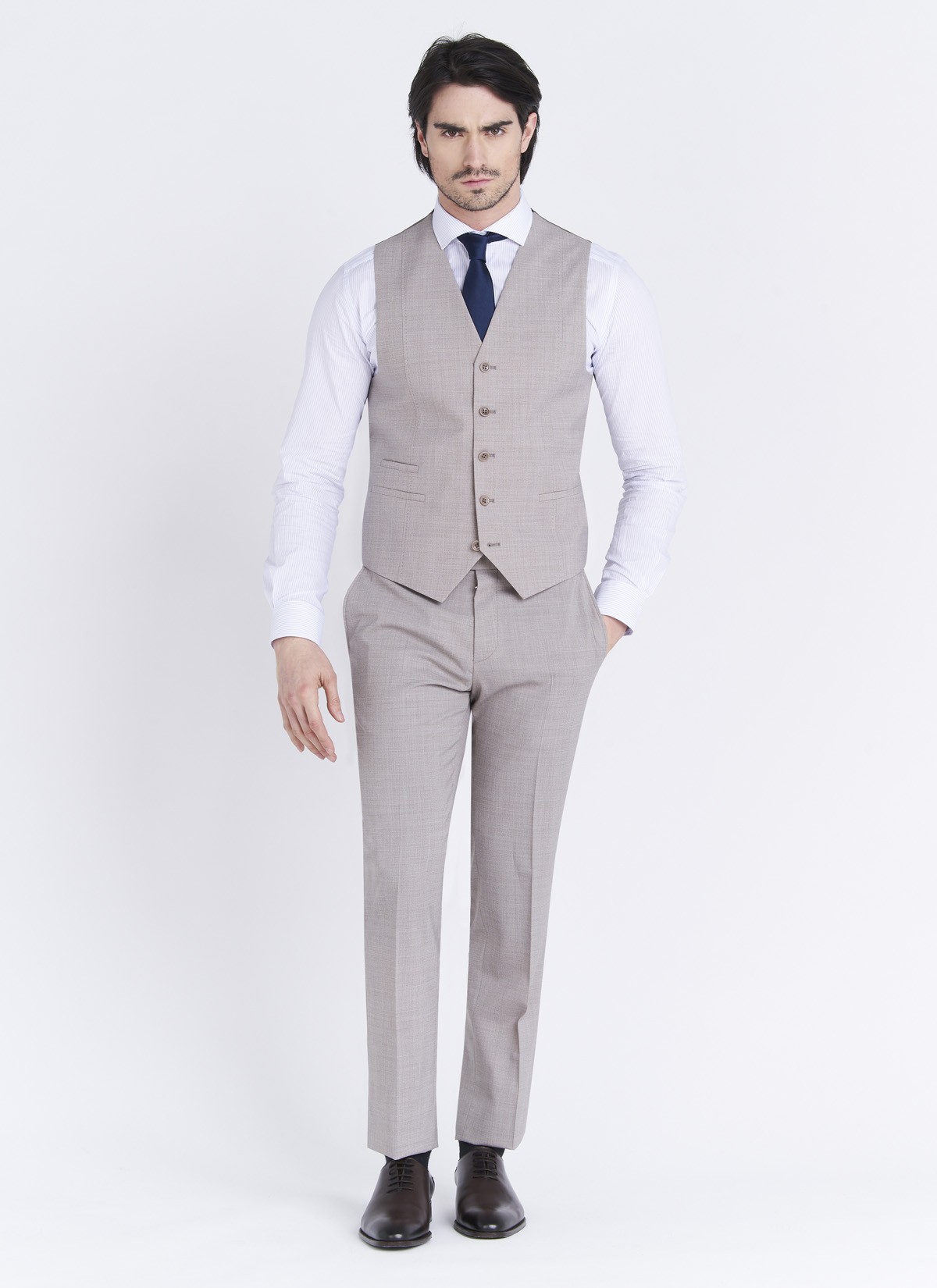 Costume Regular fit Lanificio F.LLI Cerruti DAL 1881_Uni nude_13 - Nude