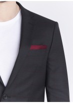Costume Regular fit Lanificio F.LLI Cerruti DAL 1881_gris anthracite à carreaux bordeau_24 - Gris anthracite