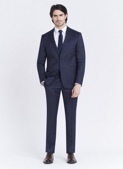 Costume Regular fit Lanificio F.LLI Cerruti DAL 1881_uni bleu nuit_89 - Bleu nuit