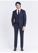 Costume Regular fit Lanificio F.LLI Cerruti DAL 1881_uni bleu nuit_89 - Bleu nuit