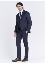 Costume Regular fit Lanificio F.LLI Cerruti DAL 1881_uni bleu nuit_89 - Bleu nuit