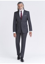 Costume slim fit Sevenson _ gris anthracite à carreaux _ 24 - Gris anthracite