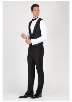 Gilet col châle Emmanuelle Khanh-Noir - 6K001101