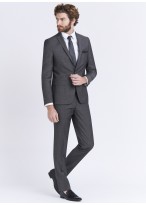 Costume slim fit Stanbridge_23 - Gris foncé