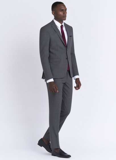 Costume slim fit Stanbridge_22 - Gris moyen