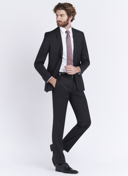 Costume slim fit Stanbridge_24 - Gris anthracite