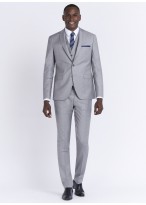 Costume slim fit Emmanuelle Khanh_21 - Gris perle