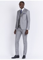 Costume slim fit Emmanuelle Khanh_21 - Gris perle