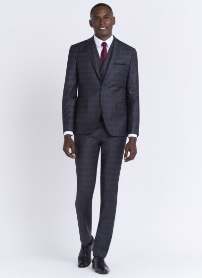 Costume slim fit Emmanuelle Khanh_24 - Gris anthracite