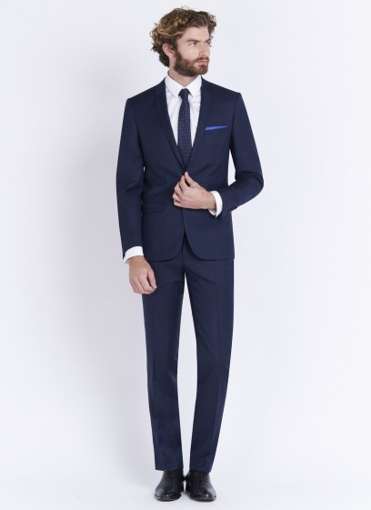 Costume slim fit Lanificio F.lli Cerruti Dal 19881 _ Gris anthracite faux uni _ 24 - Gris anthracite