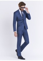 Costume slim fit Lanificio F.lli Cerruti Dal 19881 87 - Bleu pétrole