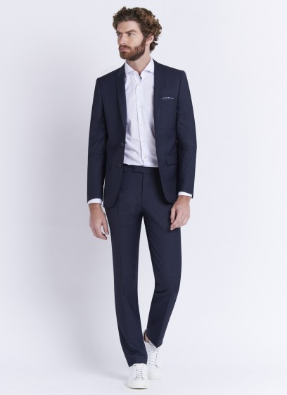 Costume slim fit Lanificio F.LLI Cerruti DAL 1881_88 - Bleu marine
