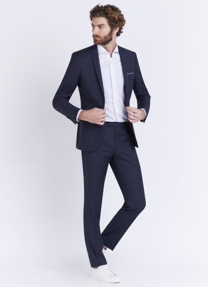 Costume slim fit Lanificio F.LLI Cerruti DAL 1881_88 - Bleu marine