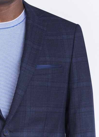 Veste slim fit Lanificio F.LLI Cerruti DAL 1881_88 - Bleu marine