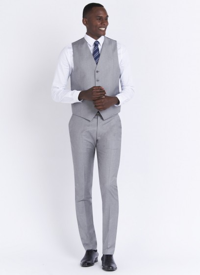 Gilet slim fit Emmanuelle Khanh_21 - Gris perle