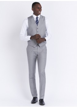 Gilet slim fit Emmanuelle Khanh_21 - Gris perle