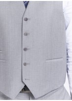 Gilet slim fit Emmanuelle Khanh_21 - Gris perle