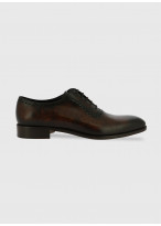 Richelieu en cuir Stanbridge _ Cuir caoba _ 34 - Taupe