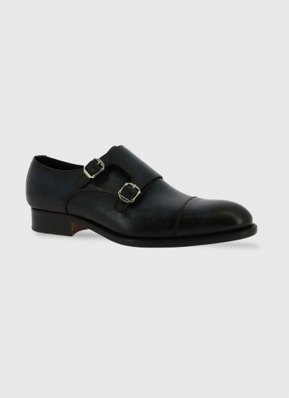 Derby double bloucle en cuir Stanbridge