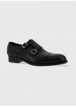 Derby double bloucle en cuir Stanbridge