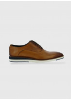 Richelieu en cuir Stanbridge _ Cuir whisky _ 33 - Tabac