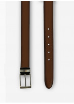 Ceinture en cuir Stanbridge _ Cuir uni marron _ 35 - Marron