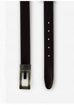 Ceinture en cuir Stanbridge _ Cuir uni Cafe _ 37 - Café