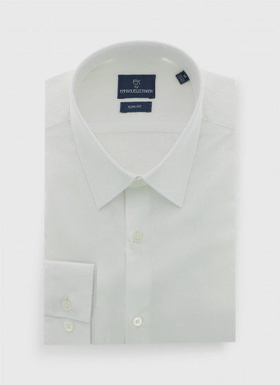Chemise slim fit en coton Emmanuelle Khanh