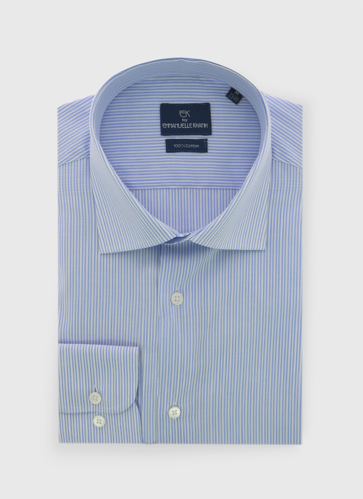 Cotton regular fit shirt by Emmanuelle Khanh