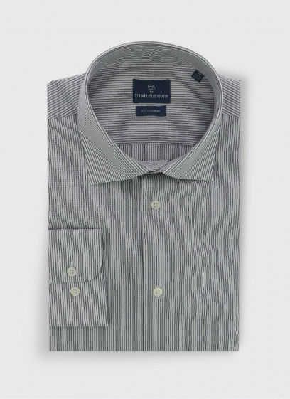 Chemise slim fit en coton Emmanuelle Khanh