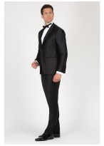 Smoking slim col pointe Emmanuelle Khanh-Noir - 6K001101