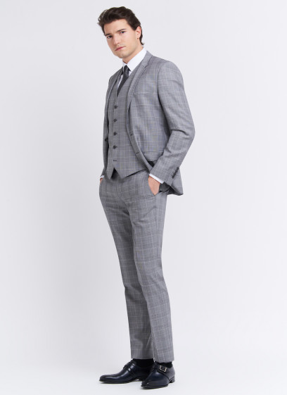 Costume slim fit Lanificio F.lli Cerruti Dal 19881 21 - Gris perle