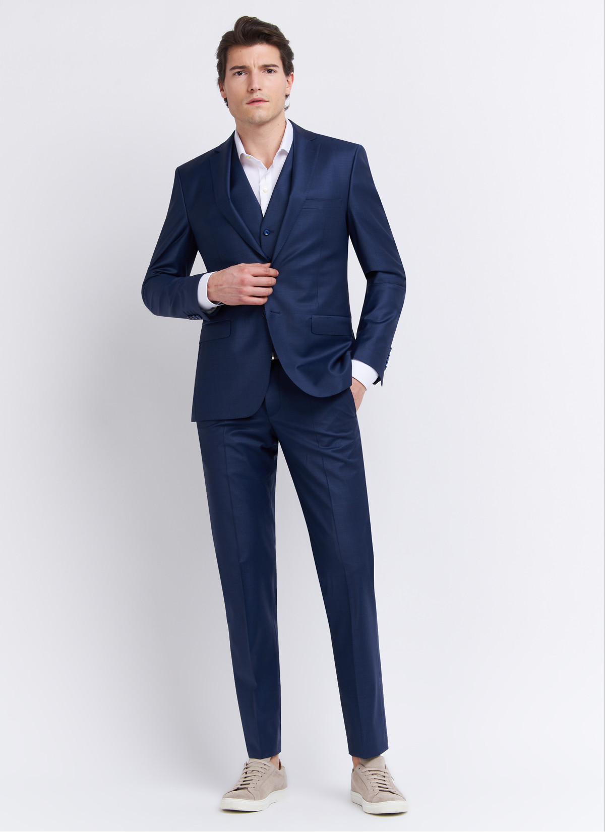 Costume regular fit Emmanuelle Khanh 87 - Bleu pétrole