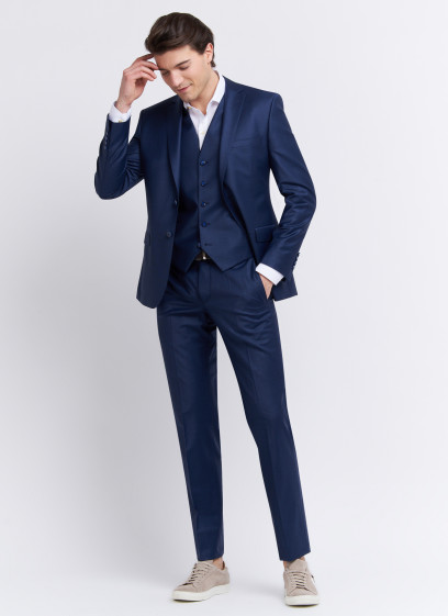 Costume regular fit Emmanuelle Khanh 87 - Bleu pétrole