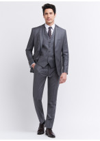 Costume slim fit Emmanuelle Khanh 22 - Gris moyen