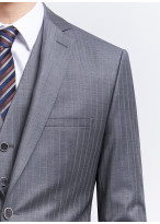 Costume slim fit Emmanuelle Khanh 22 - Gris moyen