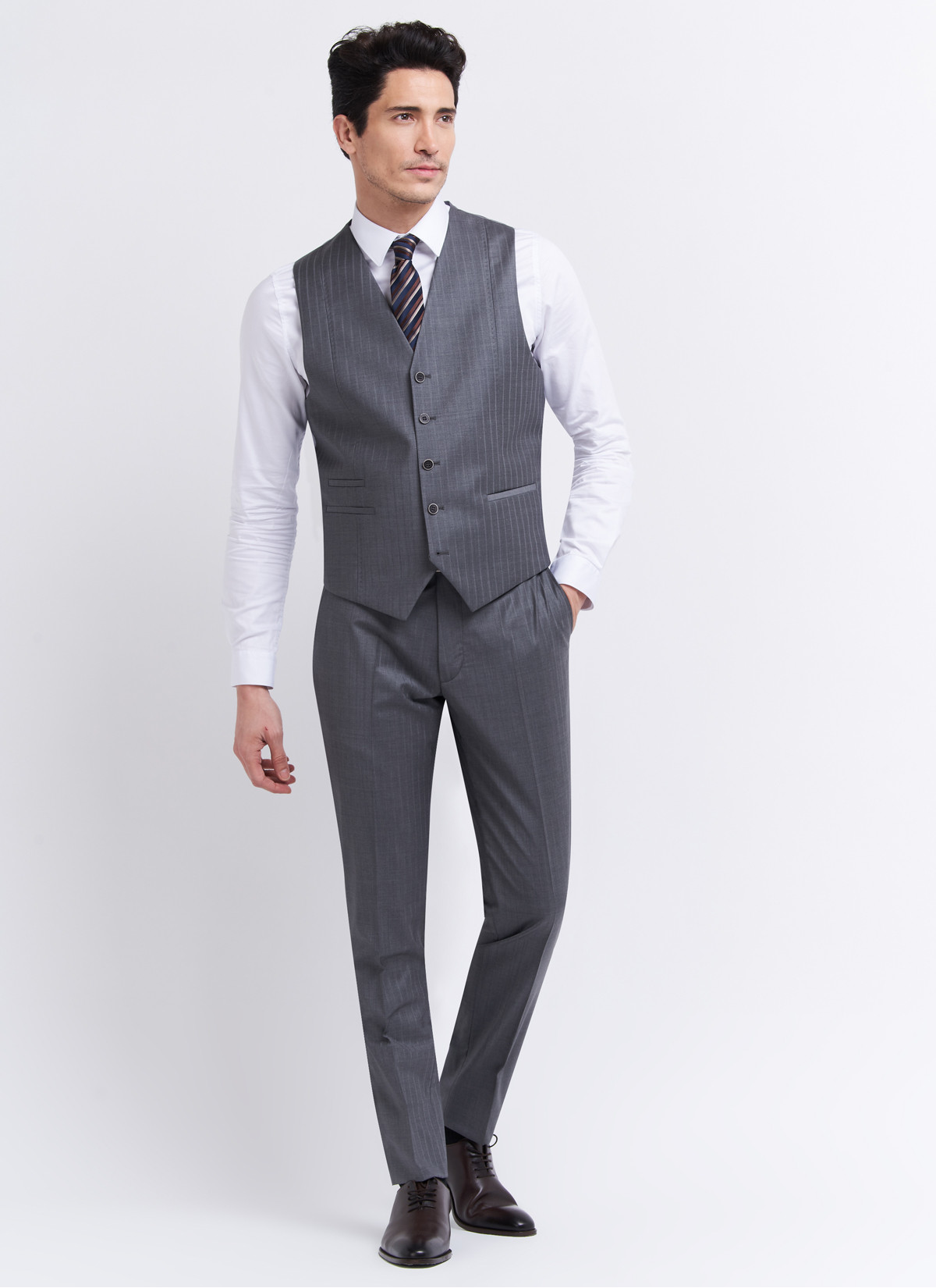 Gilet Emmanuelle Khanh 23 - Gris foncé