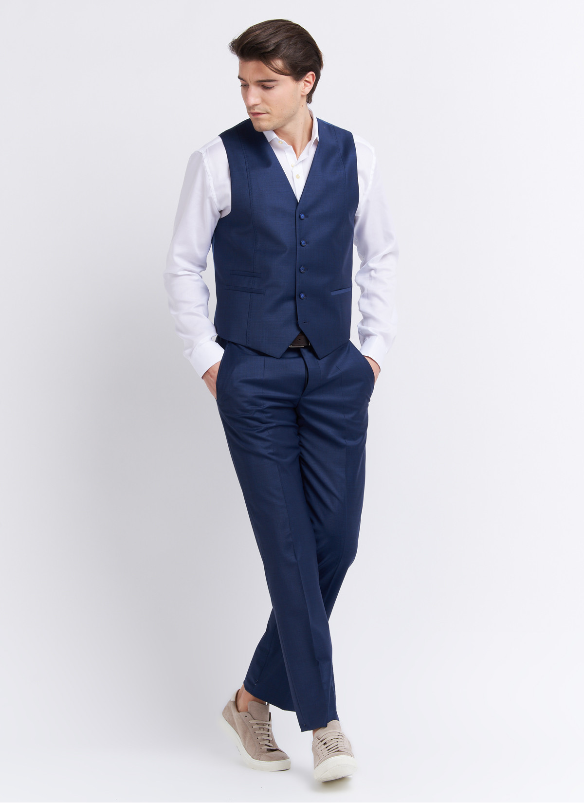 Gilet Emmanuelle Khanh 88 - Bleu marine